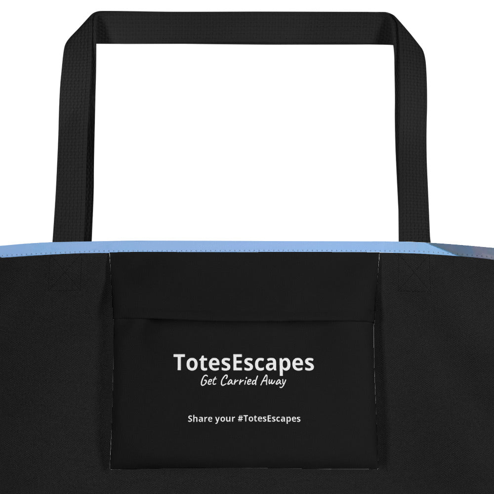 Extra Large Tote Bag With Pocket - Navagio Beach, Zakynthos (Zante), Greece