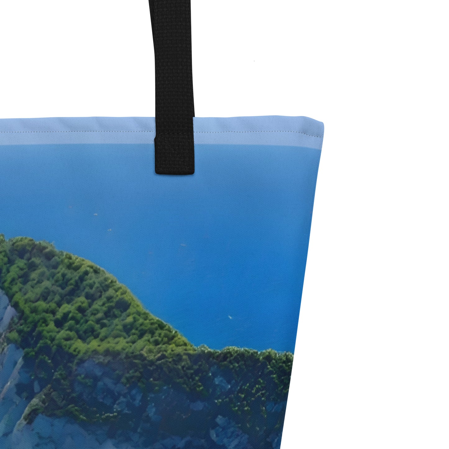 Extra Large Tote Bag With Pocket - Navagio Beach, Zakynthos (Zante), Greece