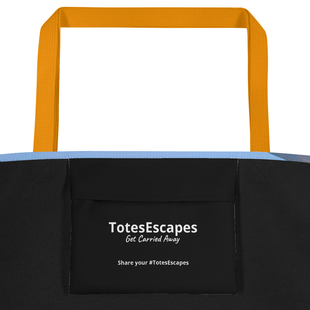 Extra Large Tote Bag With Pocket - Navagio Beach, Zakynthos (Zante), Greece