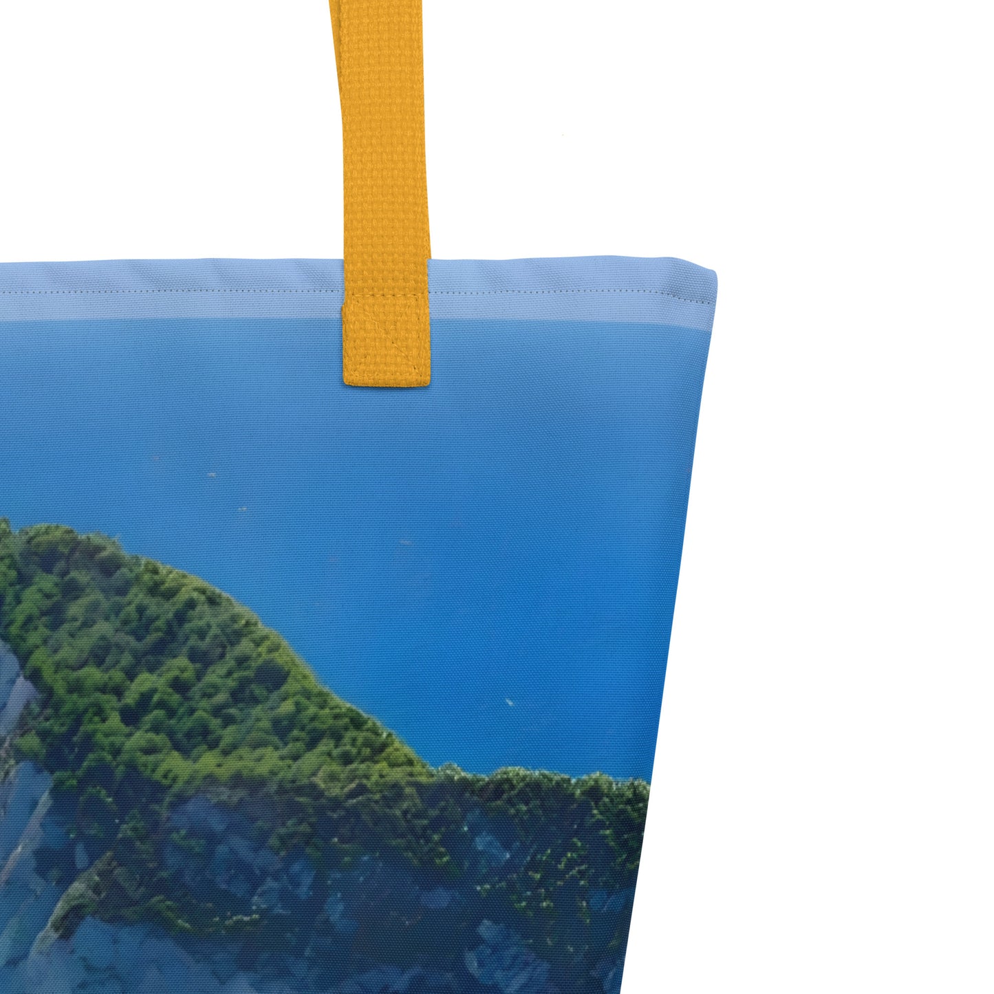 Extra Large Tote Bag With Pocket - Navagio Beach, Zakynthos (Zante), Greece