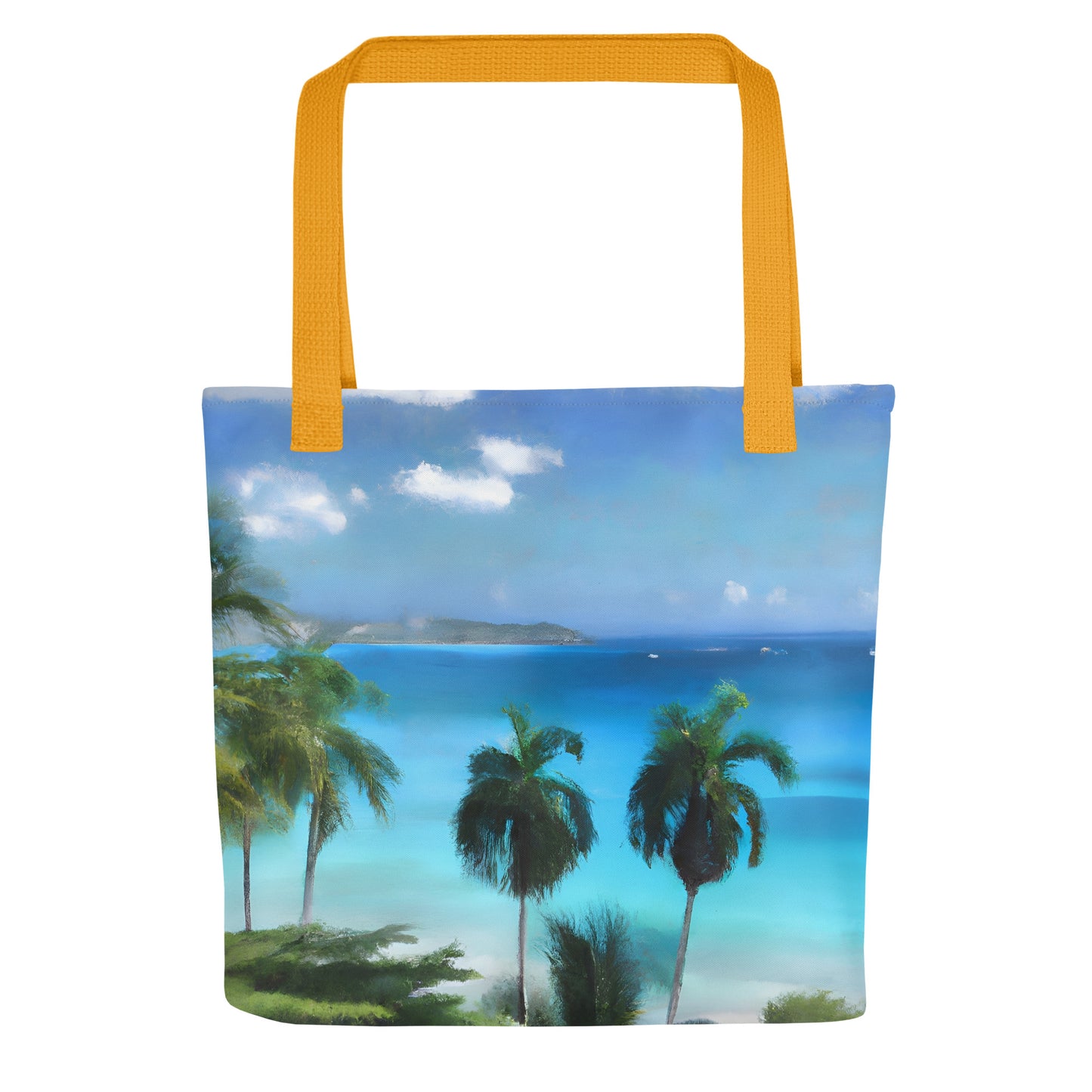 Tote Bag - Caribbean Beach And Palms
