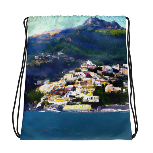 Drawstring Bag - Neapolitan Riviera #4