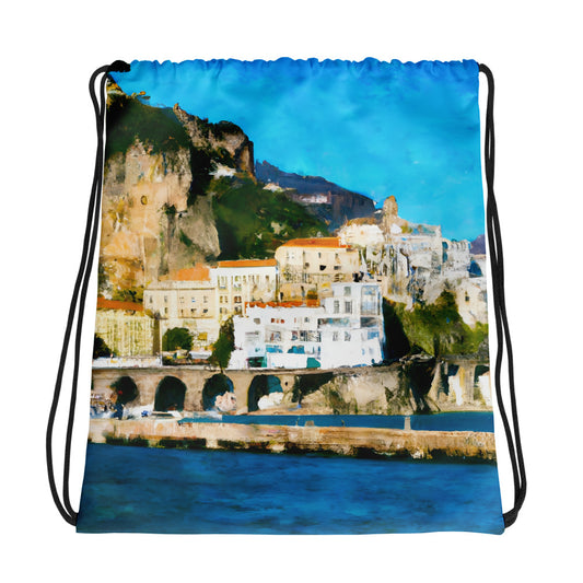 Drawstring Bag - Neapolitan Riviera #3