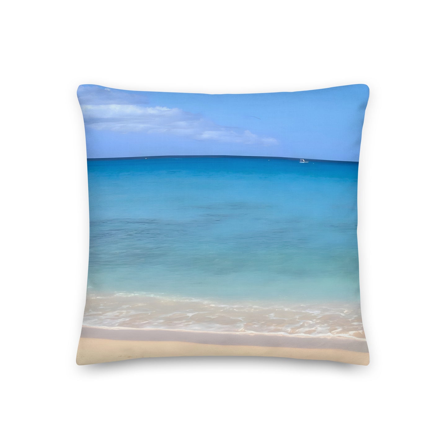 Premium Cushion - Caribbean Beach 1