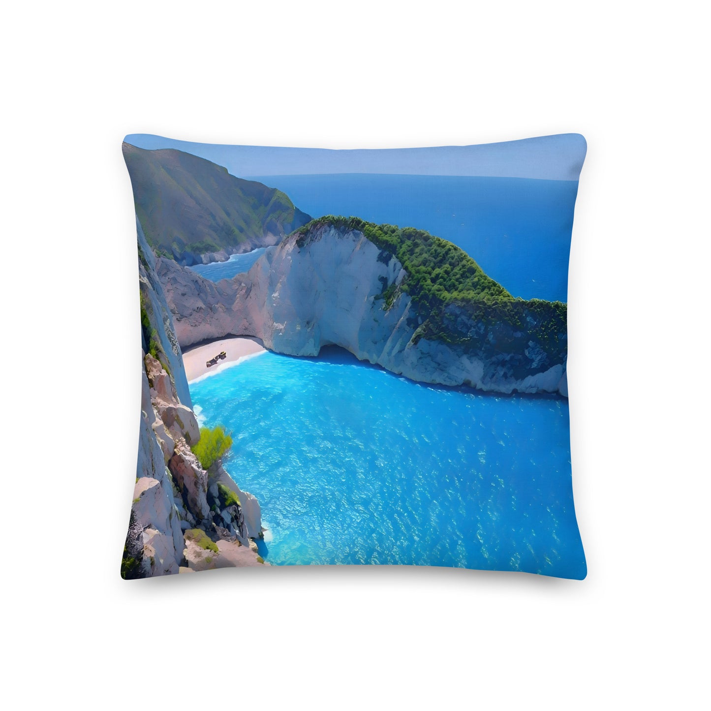 Premium Cushion - Navagio Beach, Zakynthos (Zante), Greece