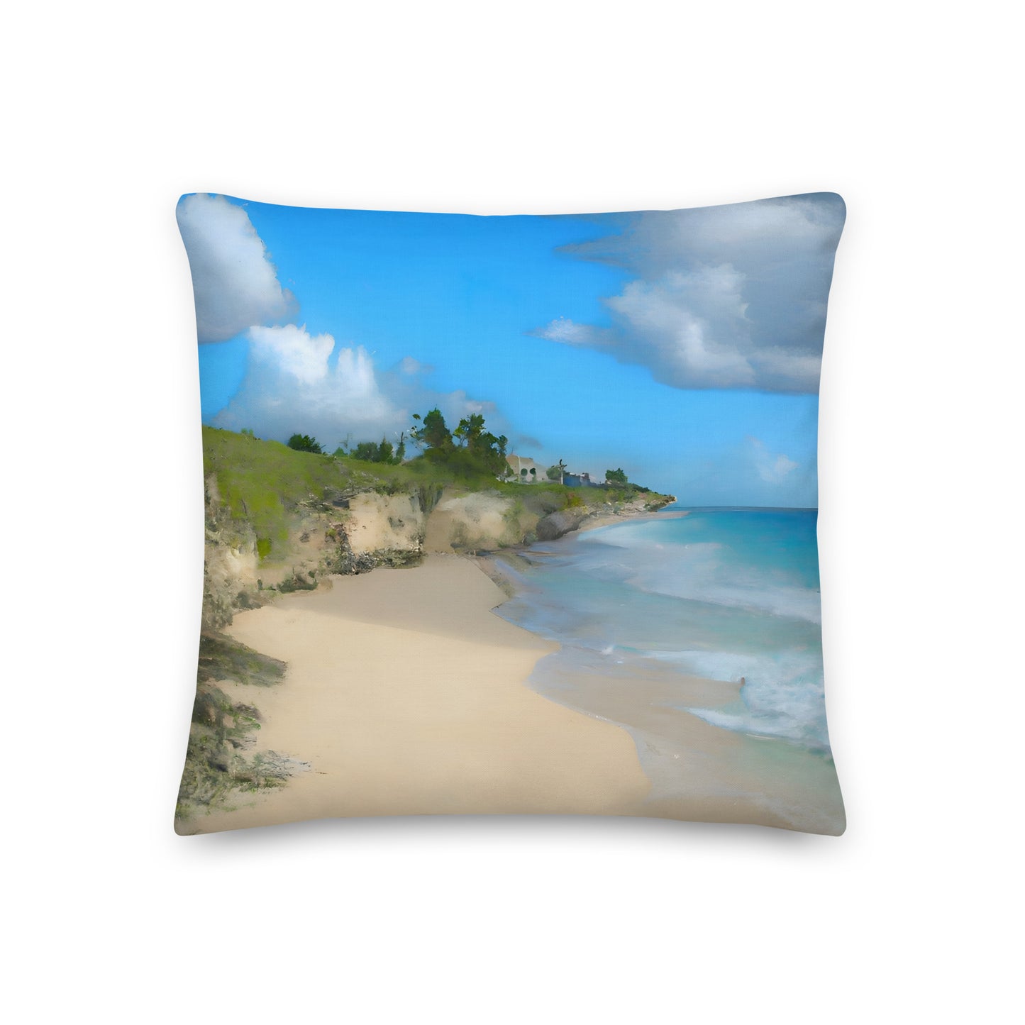 Premium Cushion - Sandy Beach