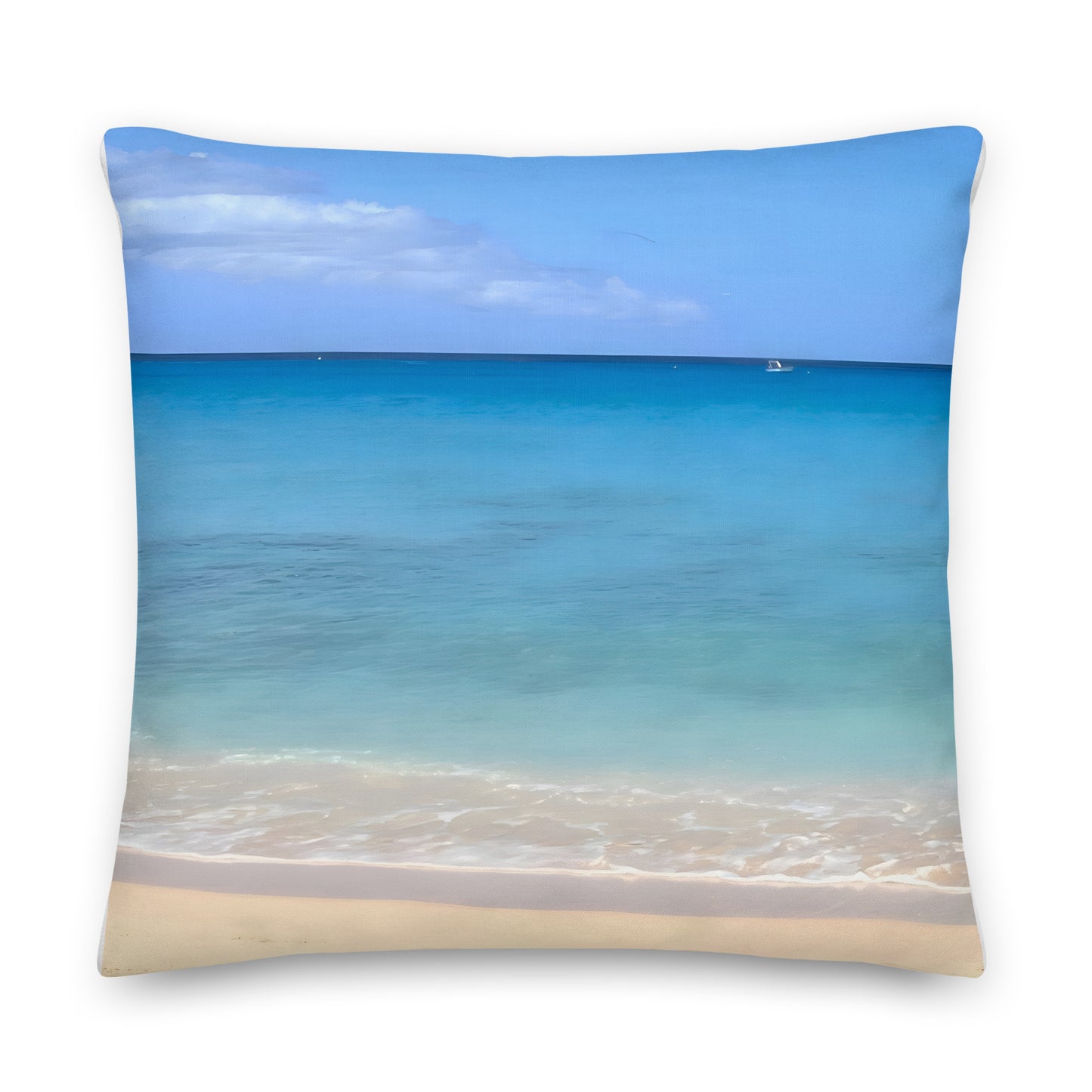 Premium Cushion - Caribbean Beach 1