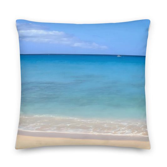 Premium Cushion - Caribbean Beach 1