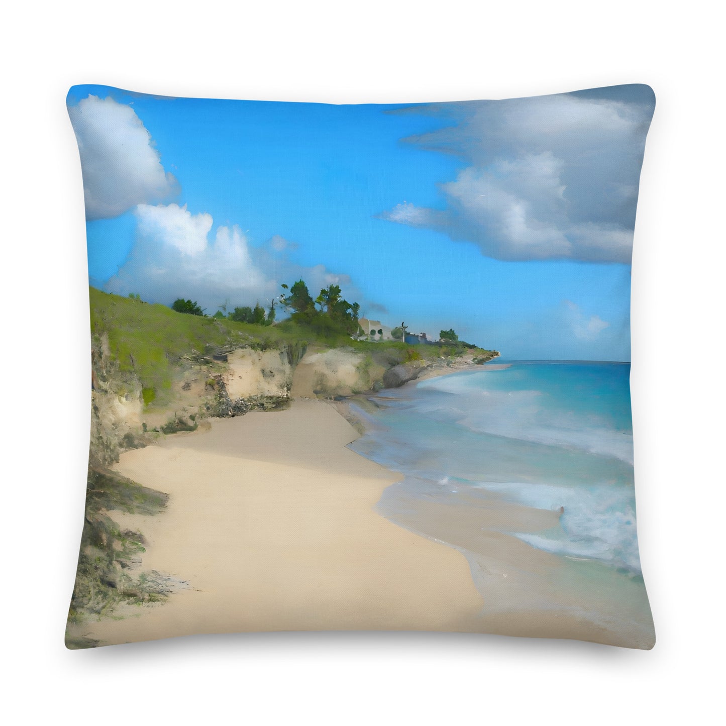 Premium Cushion - Sandy Beach