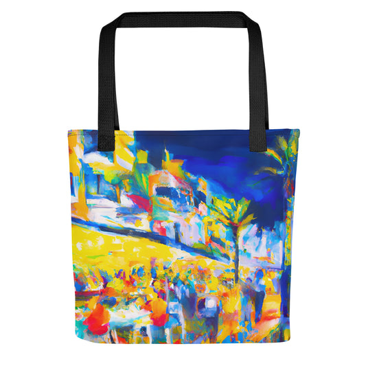 Tote Bag - Holiday Coastal Bars Multi 4