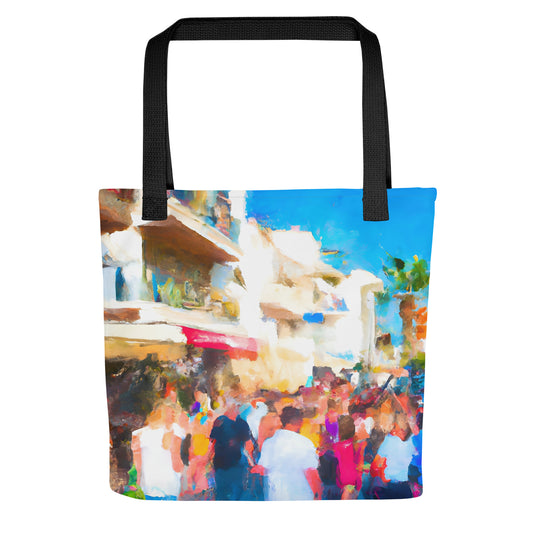 Tote Bag - Busy Holiday Resort #1