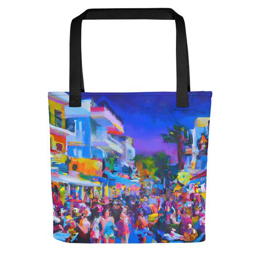 Tote Bag - Holiday Resort Nightlife