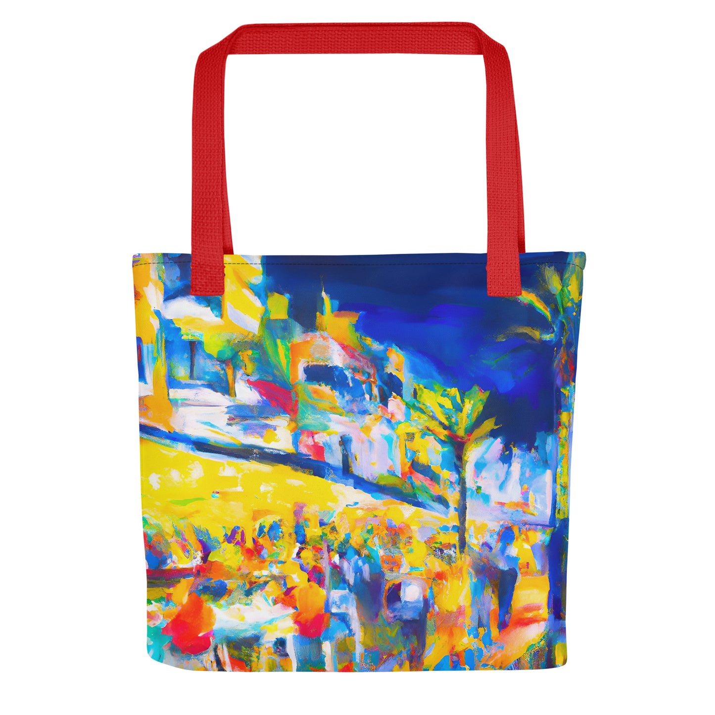 Tote Bag - Holiday Coastal Bars Multi 4