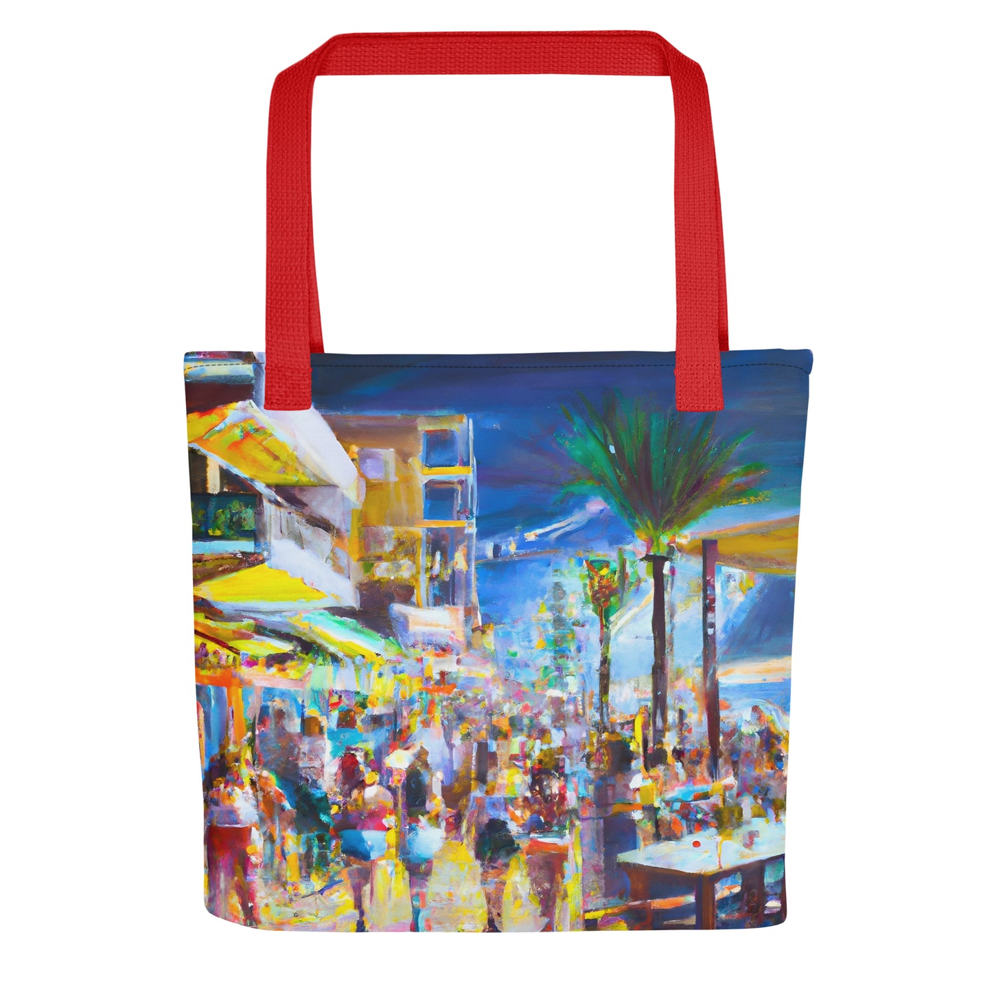 Tote Bag - Holiday Coastal Bars Multi 2