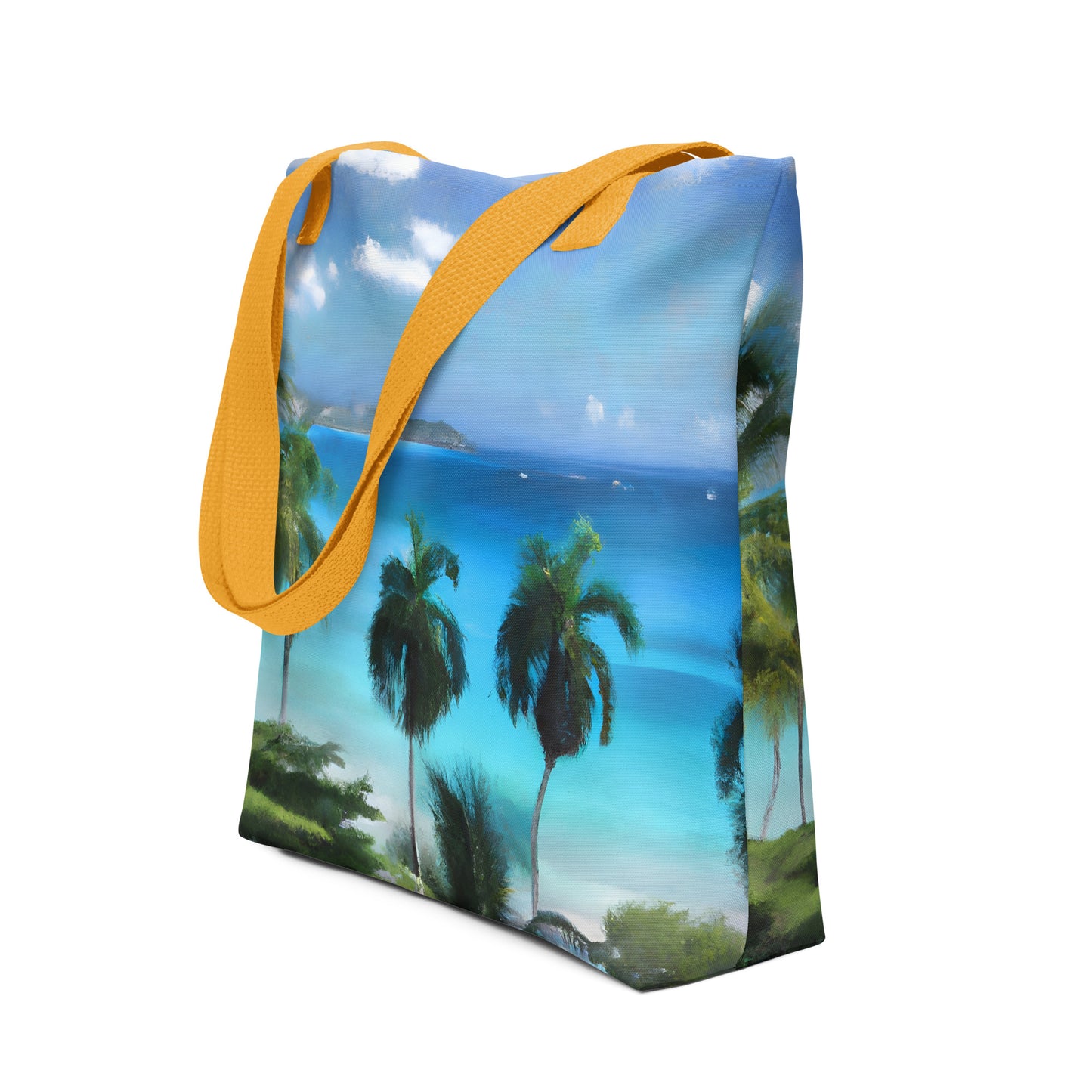 Tote Bag - Caribbean Beach And Palms