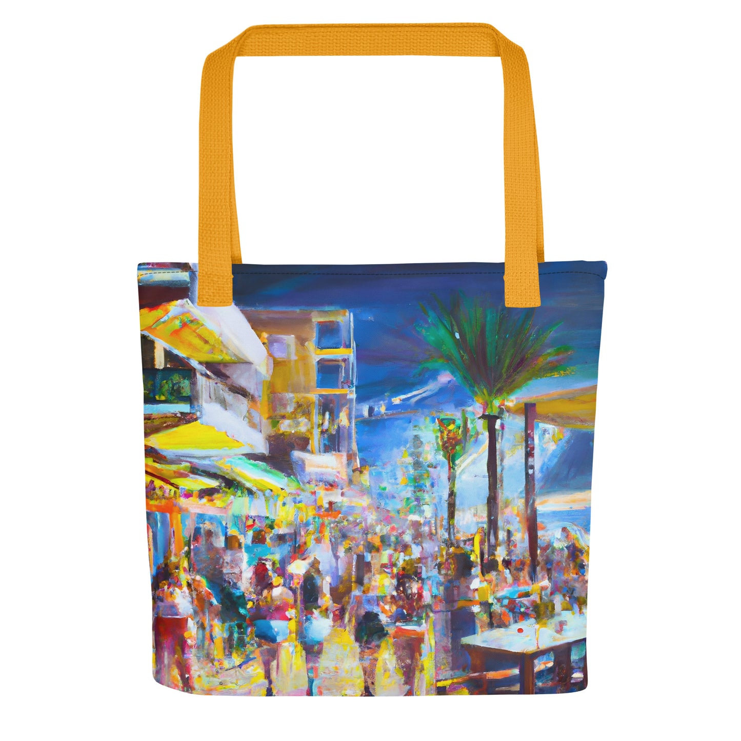 Tote Bag - Holiday Coastal Bars Multi 2